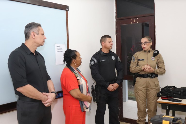 Casa Militar capacita efetivo da GOSP para uso da arma TASER X2