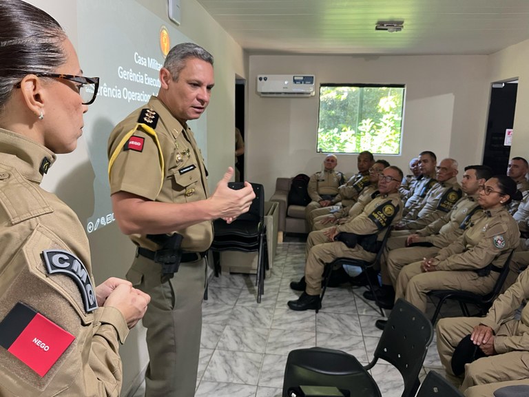 Casa Militar inicia treinamento sobre segurança orgânica para policiais militares Casa Militar inicia treinamento sobre segurança orgânica para policiais militares