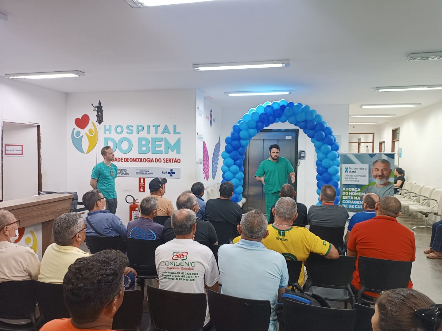 A atividade foi realizada na recepção do Hospital do Bem, unidae oncológica que integra o Complexo.jpg