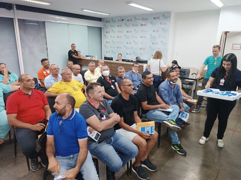 O público alvo do evento foram funcionários de unidades da rede estadual de saúde.jpg