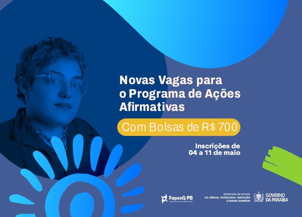Governo da Paraíba abre novas vagas para apoio à permanência de estudantes no ensino superior