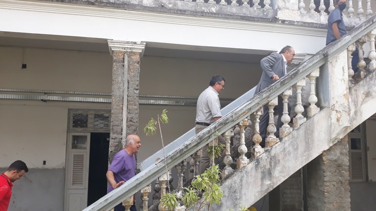 Divulgação Rubens Freire, Flávio Guedes e Evaldo Vilela visitam o Parque Tecnológico Horizontes de Inovação/ foto: Renato Félix