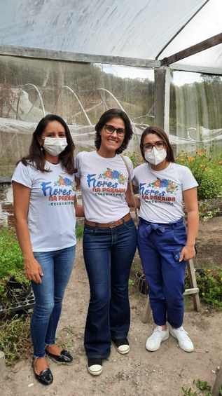 Gabriela Freitas, Marcia Gondim e Lais Barreto integram o Ecossistema Flores da Paraíba