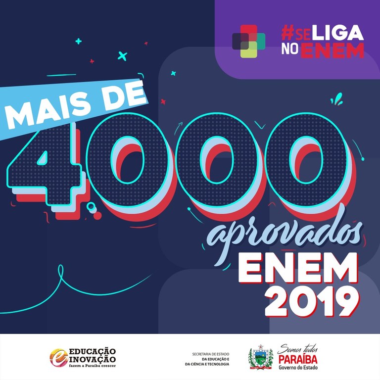 4 mil aprovações no Enem 2019.jpeg 4 mil aprovações no Enem 2019.jpeg