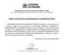 TERMO DE RATIFICAÇÃO DE INEXIGIBILIDADE DE CHAMAMENTO PÚBLICO Campeonato Paraibano de Judô Sub-13 e Sub-15
