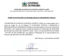TERMO DE RATIFICAÇÃO DE INEXIGIBILIDADE DE CHAMAMENTO PÚBLICO 2ª Copa Guilherme Sá