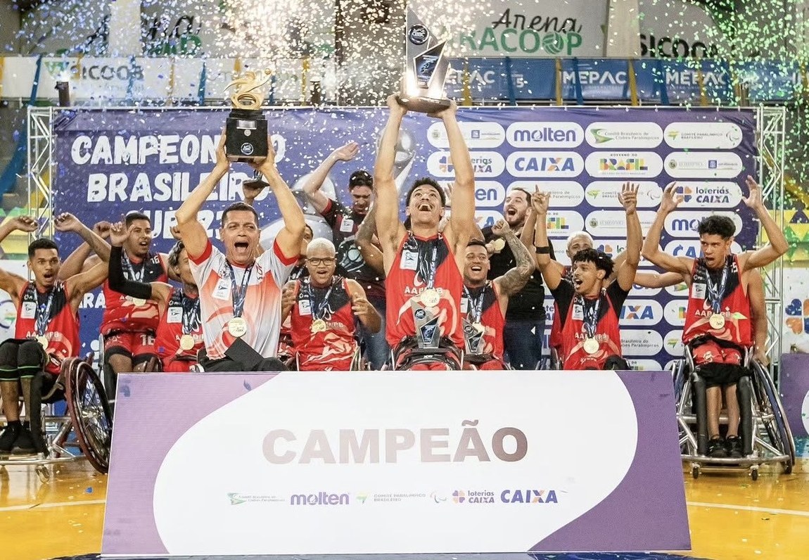 Equipe paraibana é campeã do Campeonato Brasileiro de Basquete em Cadeira de Rodas sub-23