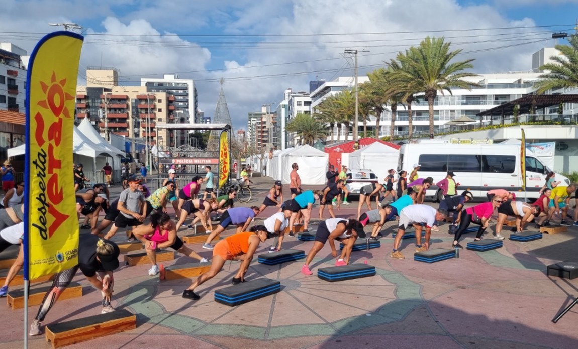 "Desperta Verão" oferece ginástica aeróbica e avaliação nutricional para a população