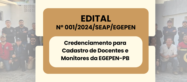 edital de credenciamento para cadastro de docentes e monitores da EGEPEN-PB.png