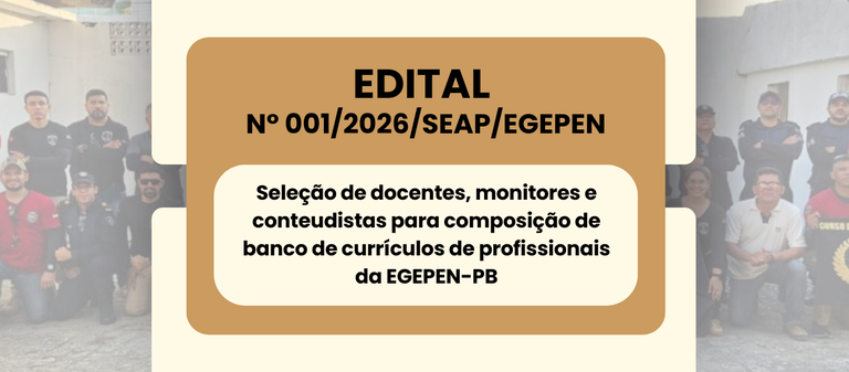 edital de credenciamento para cadastro de docentes e monitores da EGEPEN-PB.png
