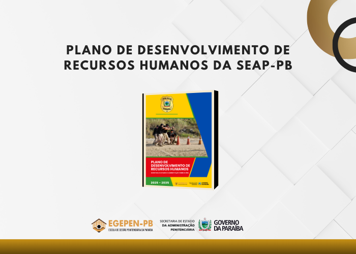 PLANO DE DESENVOLVIMENTO DE RECURSOS HUMANOS DA SEAP-PB