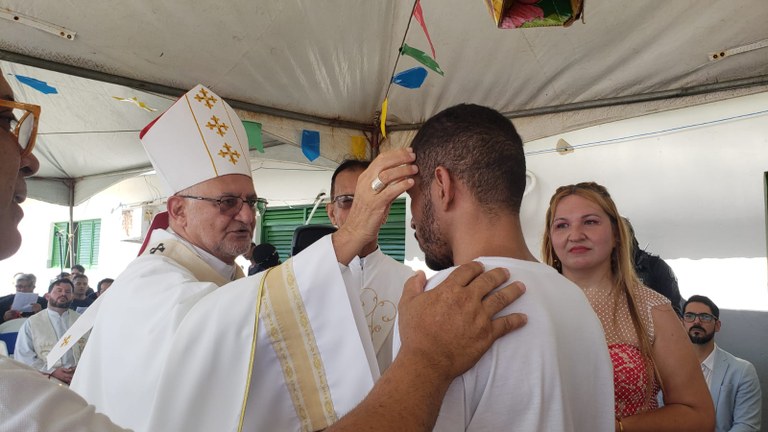 Missa realizada no Presídio Sílvio Porto celebra os 10 anos de atuação da juíza Andréa Arcoverde e prepara reeducandos para casamento católico_18