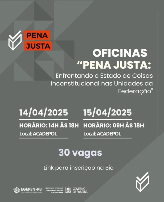 Seap e Egepen-PB realizam Oficinas do Plano Pena Justa na Paraíba, na Acadepol.jpg