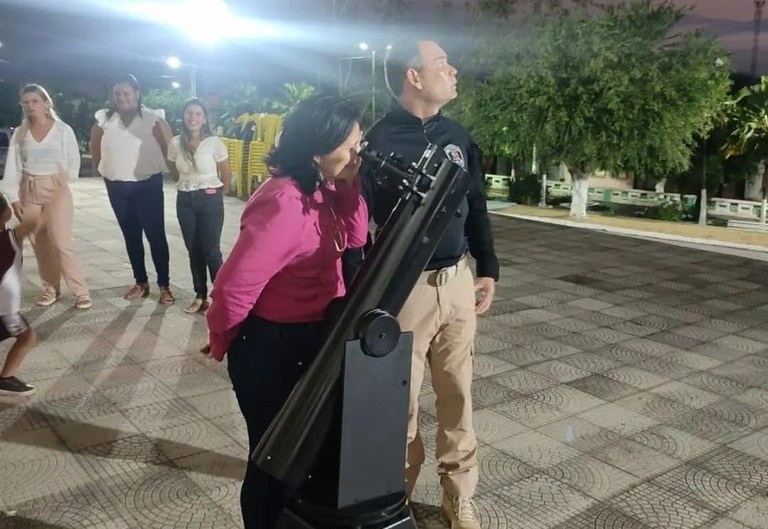 Telescópios do Projeto Esperança no Espaço serão usados para observar alinhamento de planetas no Açude Velho, em Campina Grande.jpg