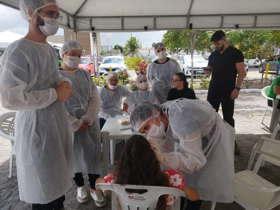 Seap Paraíba e instituições parceiras promovem ação social para familiares dos reeducandos da Penitenciária Sílvio Porto