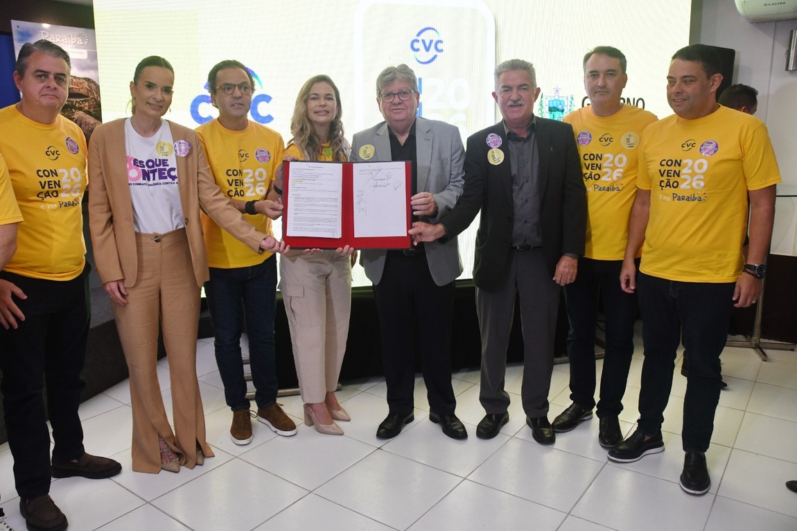 Após articulação do Governo do Estado, CVC anuncia que Convenção Nacional de Vendas 2026 será na Paraíba